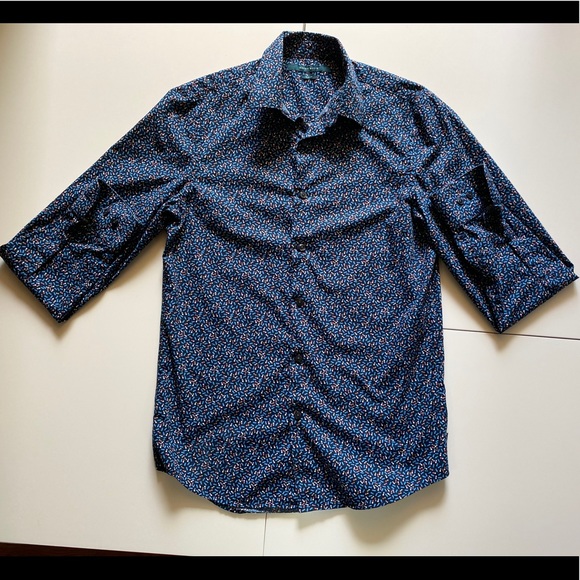 Perry Ellis Other - 💯Perry Ellis Button Down long sleeve Shirt Blue
